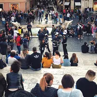 Piazza di Spagna, în martie anul trecut