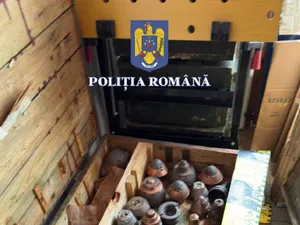 Polițiștii au descins la un colecționar din Timiș. Ce au descoperit la el acasă? Nu le deținea legal - Foto: Poliția Română