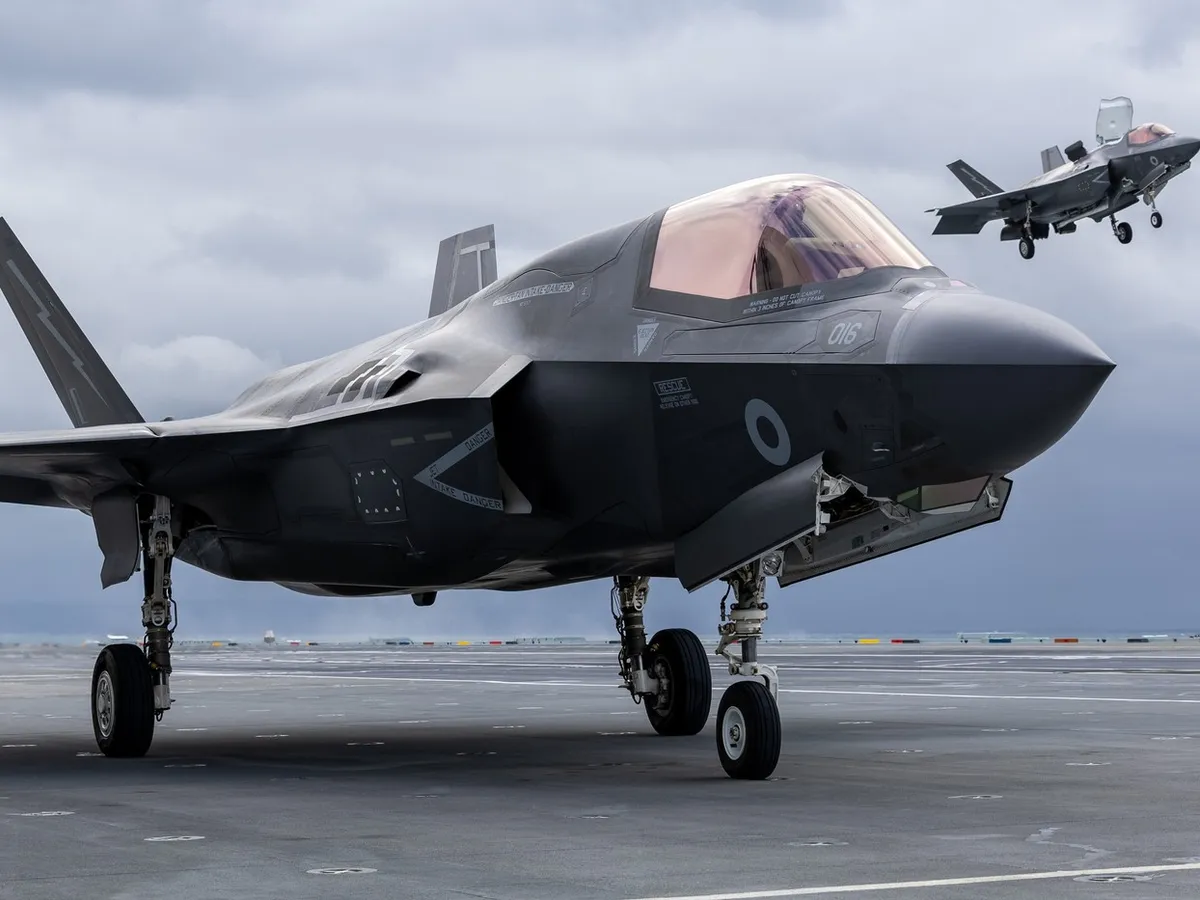 F-35B de la bordul HMS Prince of Wales - Foto: Profimedia Images