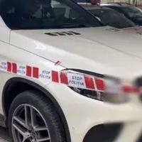 Mașina a fost confiscată de poliție Foto: epitesti.ro