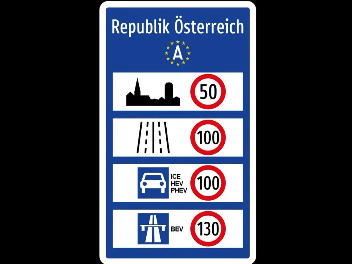 Austria a inventat autostrada cu 2 viteze: Mașinile electrice - 130 km/h, celelalte - 100 km/h - Foto: Facebook
