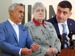 Călin Georgescu, Bracari și George Simion - Foto. Colaj