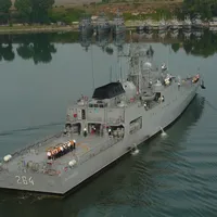 Corveta "Sebastian" a Marinei române/FOTO: navy.ro