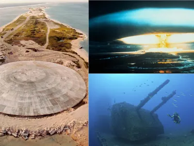 Explozii nucleare, „bebeluși meduză” și „sarcofagul” care se scufundă în ocean. Povestea stranie a celui mai radioactiv paradis insular