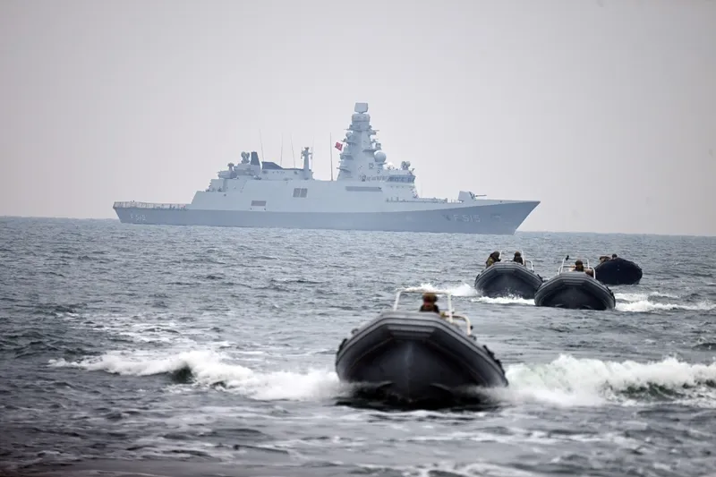 TCG Anadolu, nava de asalt amfibie a Marinei Turce, a efectuat cu succes prima sa operațiune &icirc;n cadrul NATO - Foto: Profimedia Images