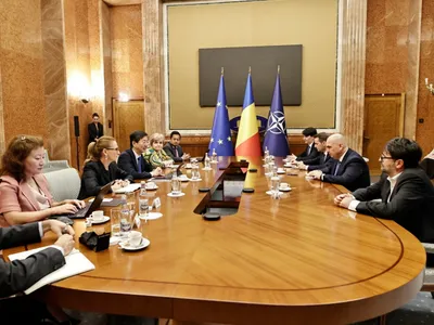 Ilie Bolojan, cu delegația FMI - Foto: gov.ro