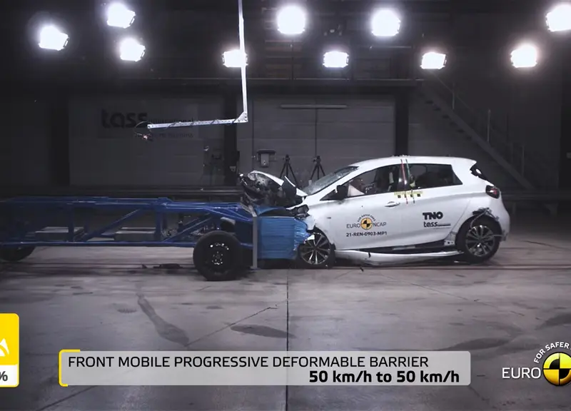 Zero stele Euro NCAP, pentru Renault Zoe. / Foto: captură video