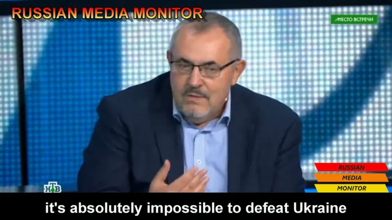 Propagandiștii Kremlinului sunt disperați: „Este absolut imposibil să învingi Ucraina” - FOTO: Twitter/@JuliaDavisNews