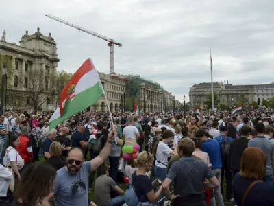 Miting major, zeci de mii de maghiari contra lui Viktor Orban. Care este cauza protestului - Foto: Profimedia Images