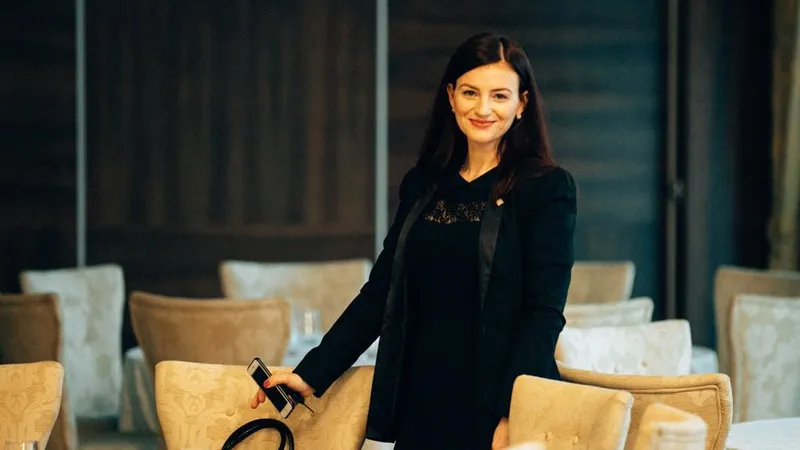 Andreea Kurtuhuz, directoarea de dezvoltare a companiei Megatitan, vorbește despre aparatul CPAP ca o alternativă la ventilația mecanică. Foto: Arhiva personală