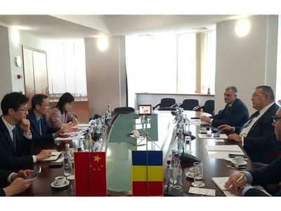 Președintele CCIR, Mihai Daraban, a avut o întâlnire oficială, cu Excelența Sa Chen Feng, Ambasadorul Republicii Populare Chineze în România  Foto: CCIR