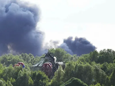 Scena principală de la Festivalul Tomorrowland a luat foc. Trei sferturi din decor a fost distrus Foto: IMAGO