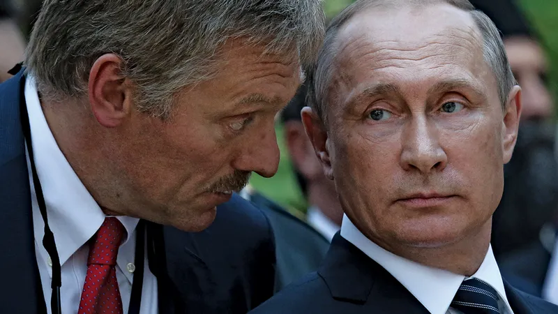 Peskov și Putin în 2016