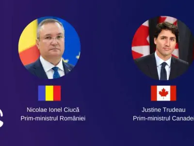 Ciucă și Trudeau, convorbire telefonică - Foto: Facebook/ Guvernul României