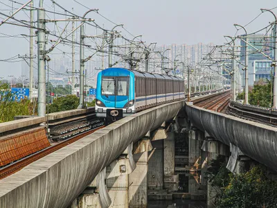 Cale ferată și tren în China - Foto: Pexels (rol ilustrativ)