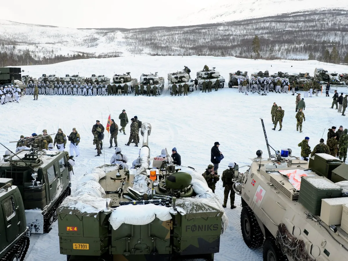 Cold Response 2022: Exerciții NATO cu 30.000 de soldați în Norvegia/FOTO: Twitter