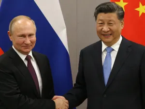 Vladimir Putin salută relațiile de o calitate „fără precedent" dintre Rusia și China/FOTO: asia.nikkei