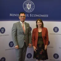 Ministrul Economiei și ambasadorul SUA în România - Foto: Facebook/ Ștefan Radu Oprea
