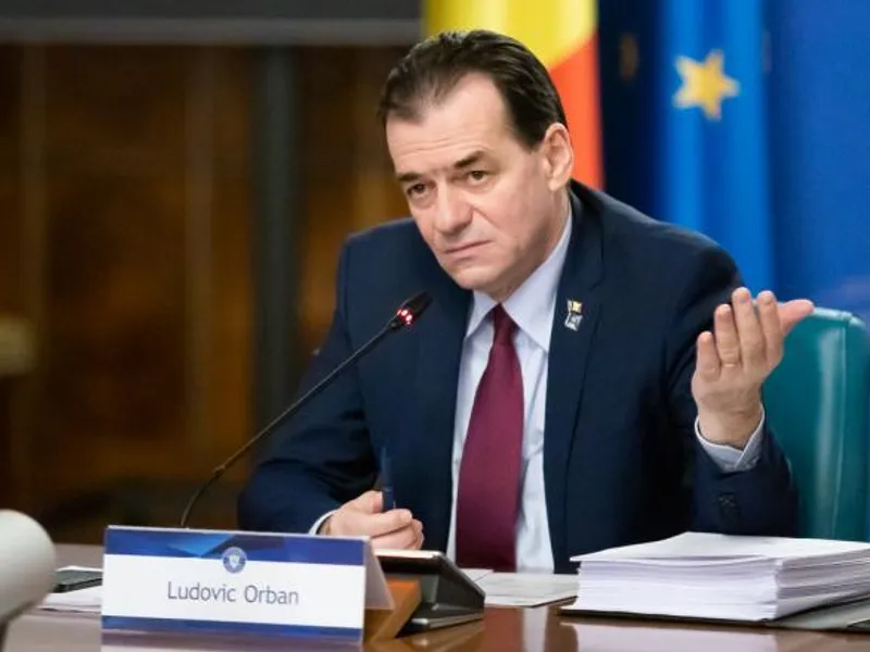 Preşedintele partidului Forţa Dreptei, Ludovic Orban- Foto: GOV.RO