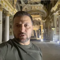 Zelenski a fost catedrala din Odesa care a fost ctitorită de un român și bombardată de ruși Foto: Instagram