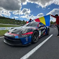 Campionul român la viteză în coastă, remarcabil în etapa din Austria a Campionatului European - Foto: Facebook/Porsche Romania