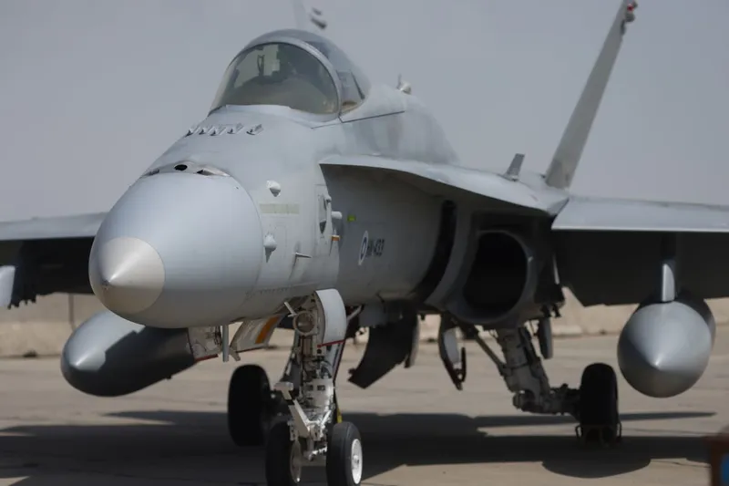 Iunie 2024. Forţe aeriene finlandeze au venit să facă poliţie aeriană - Foto: INQUAM PHOTOS/George Călin (Imagine cu caracter ilustrativ)