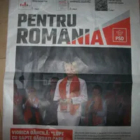 Ziarul de campanie electorală al Vioricăi Dăncilă/FOTO: Newsweek România