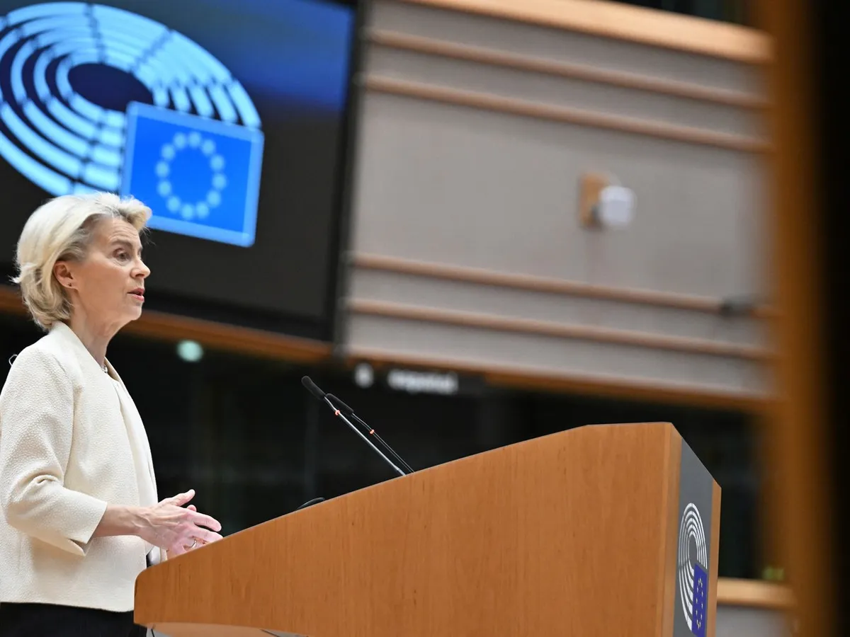 Preşedinta Comisiei Europene, Ursula von der Leyen propune trei opţiuni pentru finanţarea Ucrainei