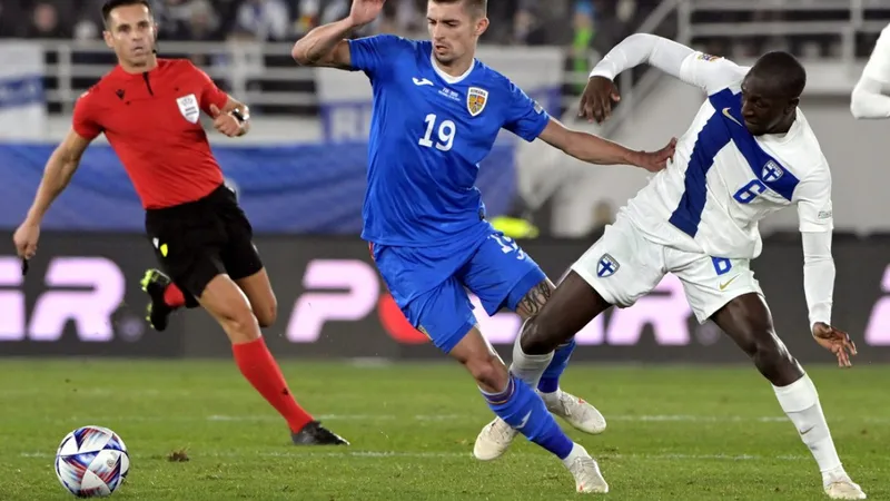 România a remizat cu Finlanda la Helsinki, scor 1-1, în Liga Națiunilor / Foto: Profimedia