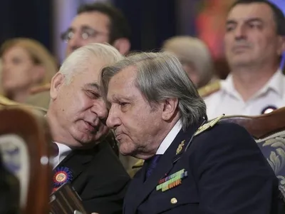 Anghel Iordănescu și Ilie Năstase Foto: Inquam/ Octav Ganea