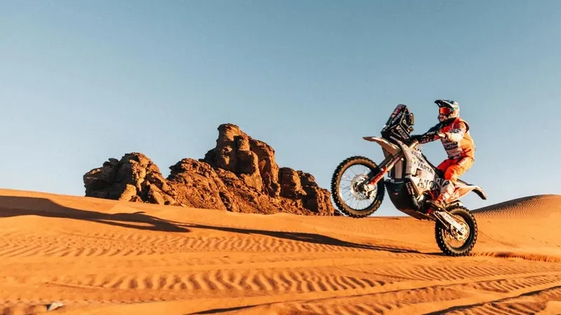 Raliul Dakar 2024, gata de start. „Mani”, românul-legendă pe 2 roți, participă pentru a 14-a oară - Foto: Facebook/Emanuel Gyenes - Mani