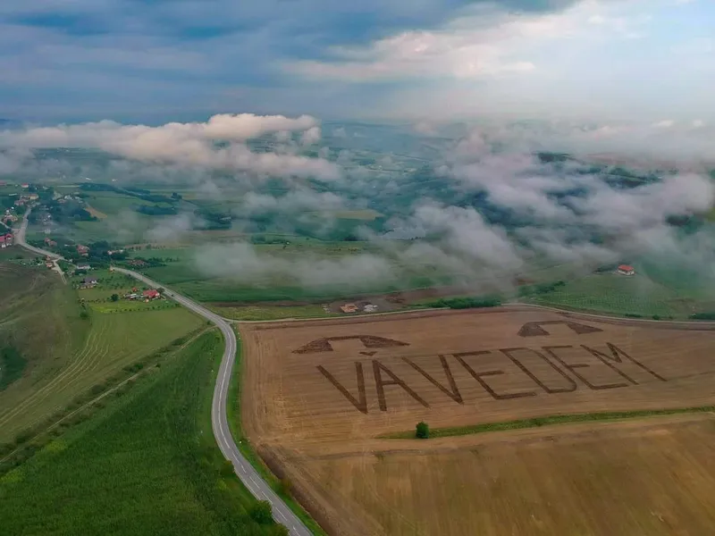 Metoda inedită a unor clujeni de a protesta față de puterea politică PSD-ALDE. Foto: https://www.facebook.com/cosmin.balanean