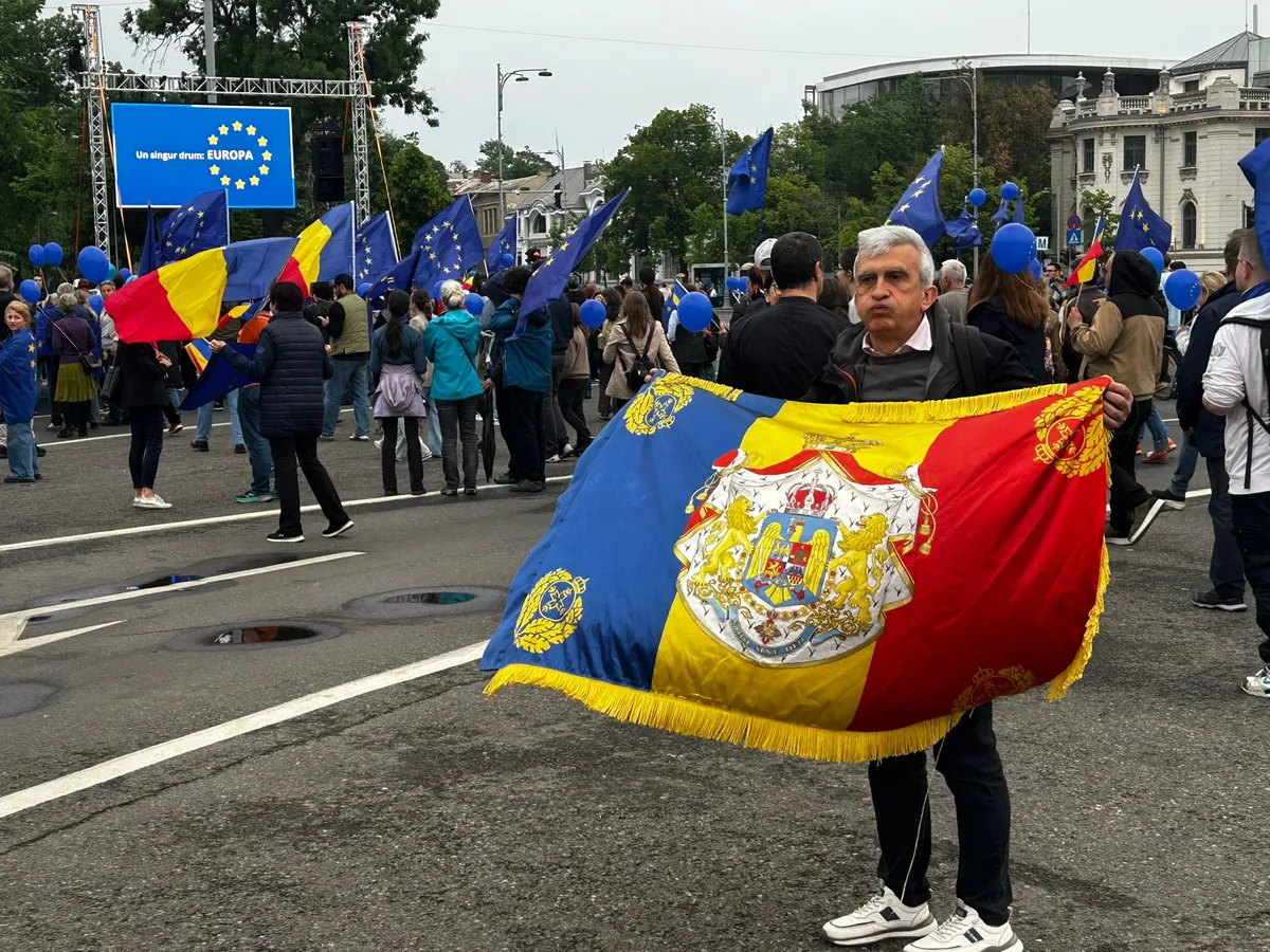 Manifestație pr-Europa - Foto: Newsweek / Răzvan Scăeșteanu