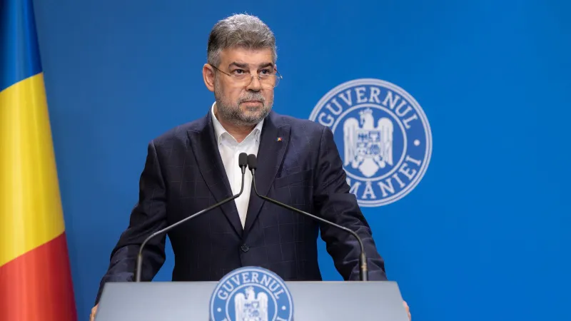 Premierul României Marcel Ciolacu - Foto: Facebook/ Guvernul României