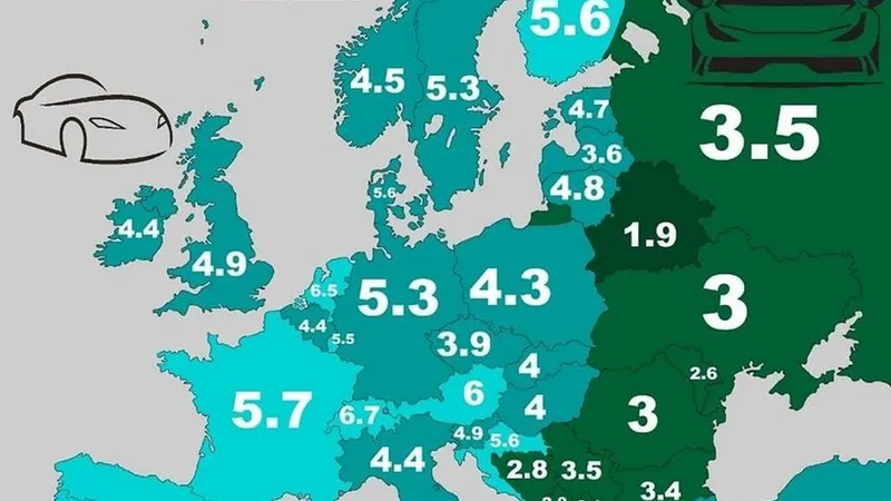 Top-ul calității drumurilor în Europa – În România, sunt cele mai proaste și periculoase - Foto: Facebook/Simboli e curiosità del mondo