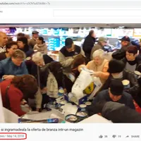 În dreapta jos se vede clar data la care clipul a fost postat pe youtube