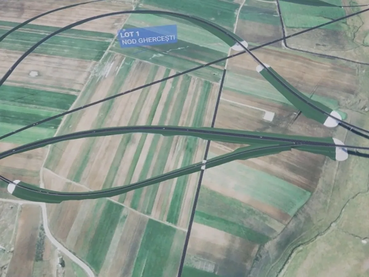 Autostrada Sudului va avea 22 lucrări de artă și un pasaj de complexitate ridicată. Cum arată schița Foto: Facebook/ CNAIR