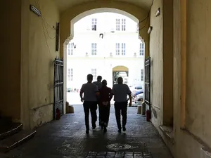 Un hoț de lemne a primit o pedeapsă de 10 ani pentru tentativă de omor, după ce și-a bătut doi prieteni de băutură cu o scândură Foto: INQUAM Photos/ Virgil Simonescu