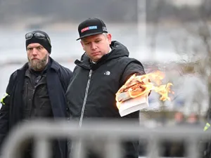 Autorul incendierii Coranului a fost Rasmus Paludan, liderul unui partid danez de extremă dreapta- Foto: Profimedia Images