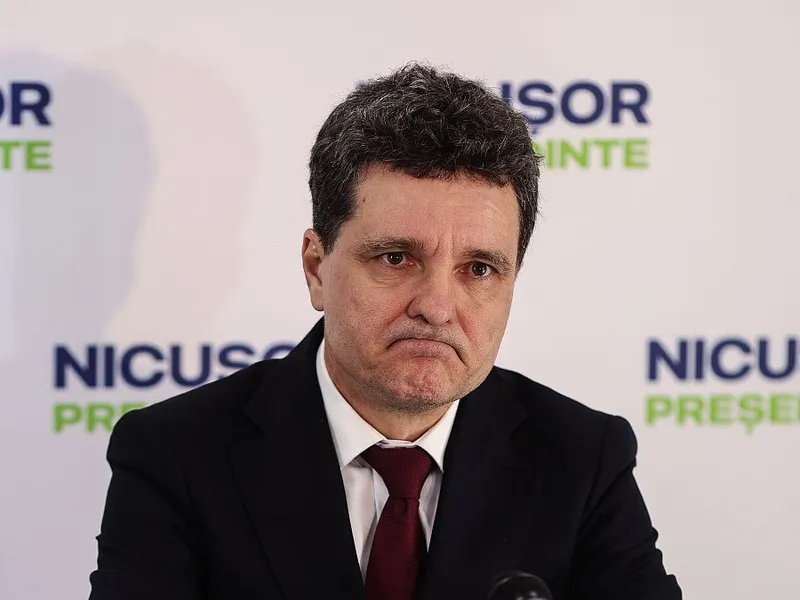 Nicuşor Dan, în conferinţa de presă de aseară - Foto: INQUAM PHOTOS/Octav Ganea