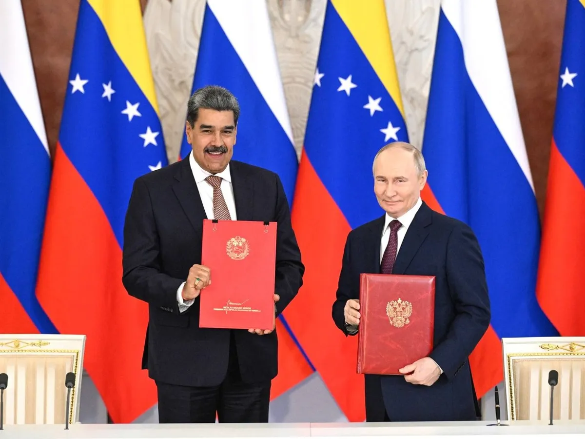 Vladimir Putin și Nicolas Maduro au semnat, la Moscova, un acord de parteneriat și cooperare strategică în energie - Foto: Profimedia Images