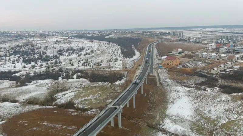 Cum arată „drumul zburător” de 105.000.000 lei de la Băile Felix. E aproape gata - Foto: CJ Bihor