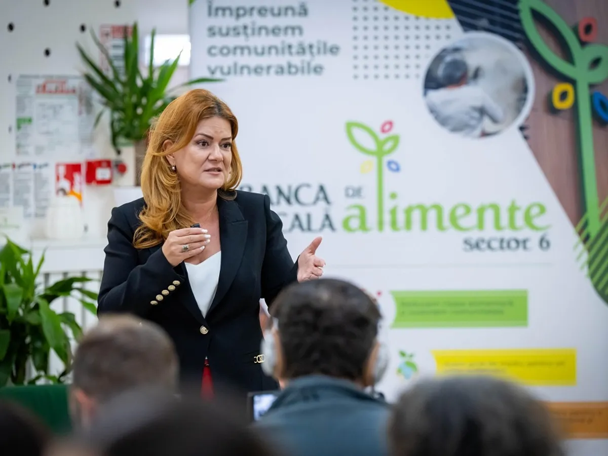 Amelia Rus, Ministerul Agriculturii - Foto:Facebook/ Banca de Alimente Sector 6