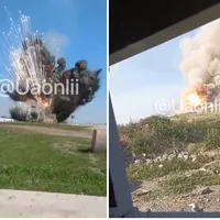 VIDEO Rușii sunt disperați. Alte 6 depozite de muniții au fost distruse de forțele ucrainene /FOTO: Captura video