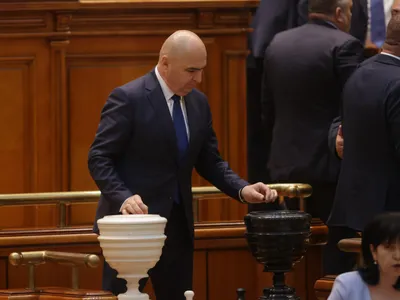Ilie Bolojan, la investirea Guvernului în 2025 Foto: INQUAM Photos/George Călin