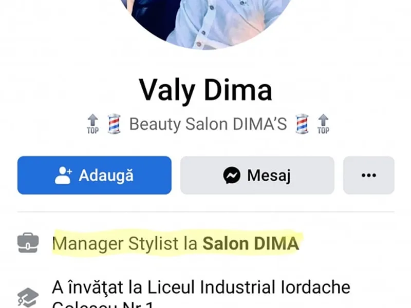 Un meesaj fals despre COVID, distribuit de un frizer, a devenit viral pe Fb, 40.000 de distribuiri