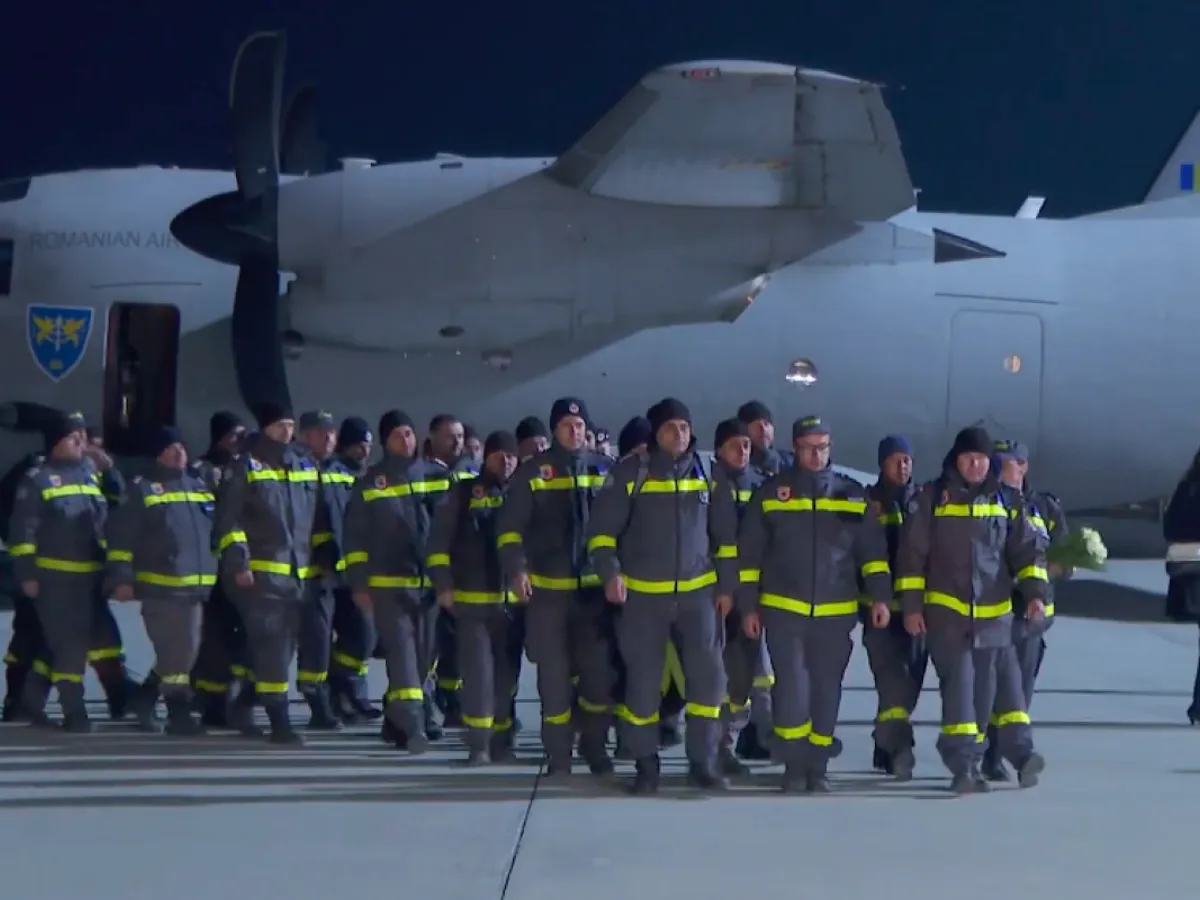 Prima echipă românească de căutare-salvare a victimelor cutremurului din Turcia s-a întors acasă - FOTO: Facebook/ Guvernul României