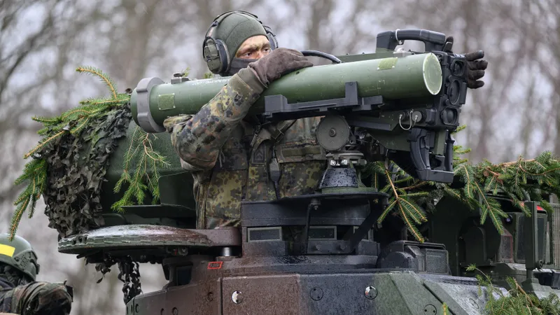 Armored Infantry Battalion, Saxonia, desfășurată pentru Forța de reacție rapidă a NATO (VJTF)/Foto: Profimedia Images