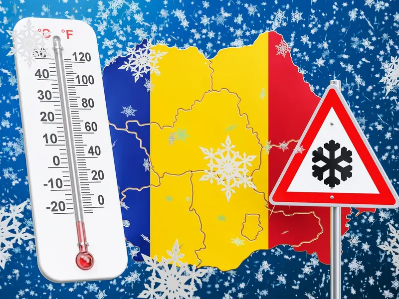 METEO Val de aer polar în România. Furtuna Ashley aduce ninsori, vijelii și ploi torențiale - Foto: Profimedia images