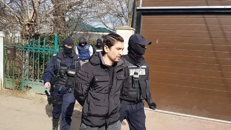 Imagini de la arestarea clanului Bălan Foto: Ziarul de Iași